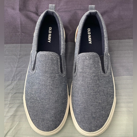 Old Navy Kids Loafers • Denim • Size 5 - Picture 3 of 9